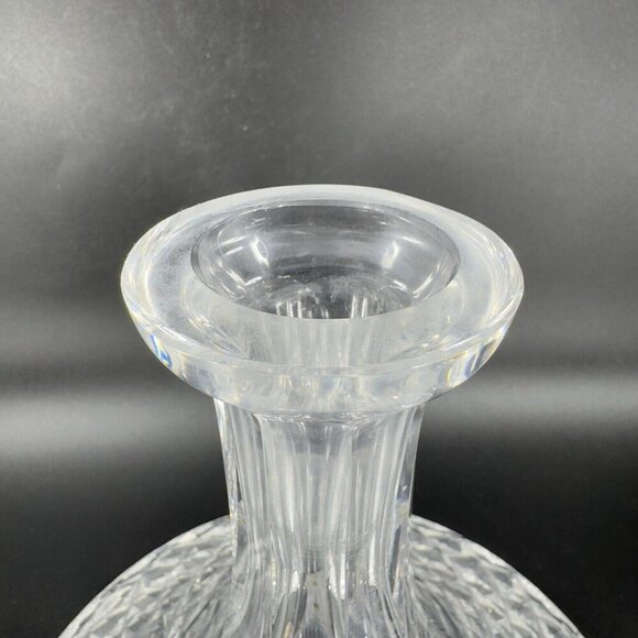 Waterford Clear Crystal Glass Liquor Decanter Stopper Container Heavy Elegant - Picture 13 of 15